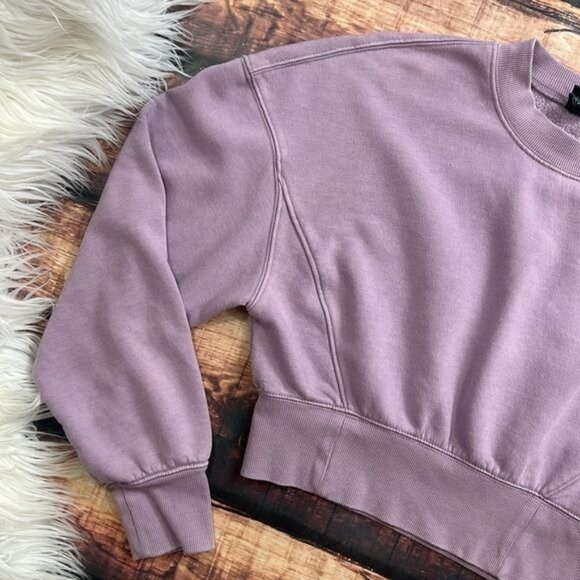wild fable Purple Pullover Cropped - Picture 3 of 6